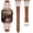 1# Brown, variant on Bands Compatible with Apple Watch 49mm 46mm 42mm 45mm 41mm 44mm 40mm 38mm, Women Soft Leather with Shining Pearls Strap for iWatch Series 10/9 / 8/7 / 6/5 / 4/3 / SE/Ultra Brown