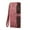 Red, variant on Ancove for iPhone 7 / 8 / SE 2022 & 2020 Wallet Case with Credit Card Holder & Wrist Strap,PU Leather Kickstand Magnetic Closure Zipper Pocket Flip Folio Case Cover,Brown
