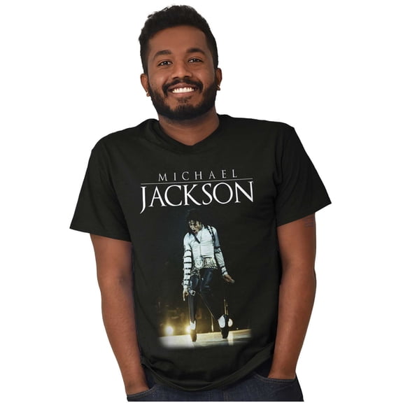 Michael Jackson Bad Tour Toe Stand Crew Neck Short Sleeve Graphic Tee Brisco Brands S
