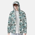 thumbnail image 3 of Fotbe Flowers In Vintage Men's Women's UPF 50+ Sun Protection Jacket Hooded Cooling Shirt with Pockets Hiking Outdoor Performance-XX-Large, 3 of 8