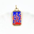 thumbnail image 1 of Colgante de gota de aceite estilo europeo y americano Colgante de hip hop Colgante de color cobre punk, 1 of 5