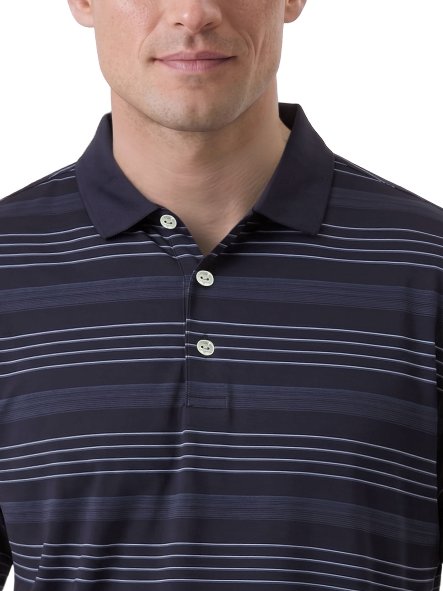 Ben Hogan Performance Men's & Big Men's Striped Short Sleeve Polo Shirt, up to 5XB