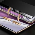 thumbnail image 3 of For Huawei Mate X5 Case View Window Genuine Cow Leather Smart Phone Cover - Black, 3 of 5