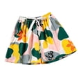 thumbnail image 2 of Haivin Women's Sleep Shorts, Casual Loose-Fit Printed Pajama Shorts with Elastic Waistband for Home and Lounging, 2 of 5