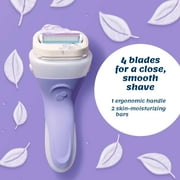 Schick Intuition Pure Nourishment 4-Blade Womens Razor Handle Plus 2 Refills