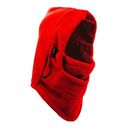Fleece Warm Hood Cap Ski Scarf Mask Hats For Bike Winter Outdoor
