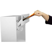 POCHAR Mail Box Slot - Secure Mail Vault for Mail, Rent, Checks, and Cash - Through the Wall Mailbox Drop Box with Large Locking Storage and Key Access (Gray)