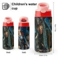 thumbnail image 2 of Descendants 2 Movie Kid's Insulated Water Bottle With Straw Vacuum Stainless Steel Cup Leak-Proof Toddler Thermoses Water Cup For Children, 2 of 8