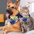 thumbnail image 4 of Frog Elegant Dog Scarf Pack of Two - Translucent Light and Breathable Chiffon Yarn - Size 40.6x40.6x58/16x16x22.8in, 53.3x53.3x76.2/20.9x20.9x30in, 4 of 5