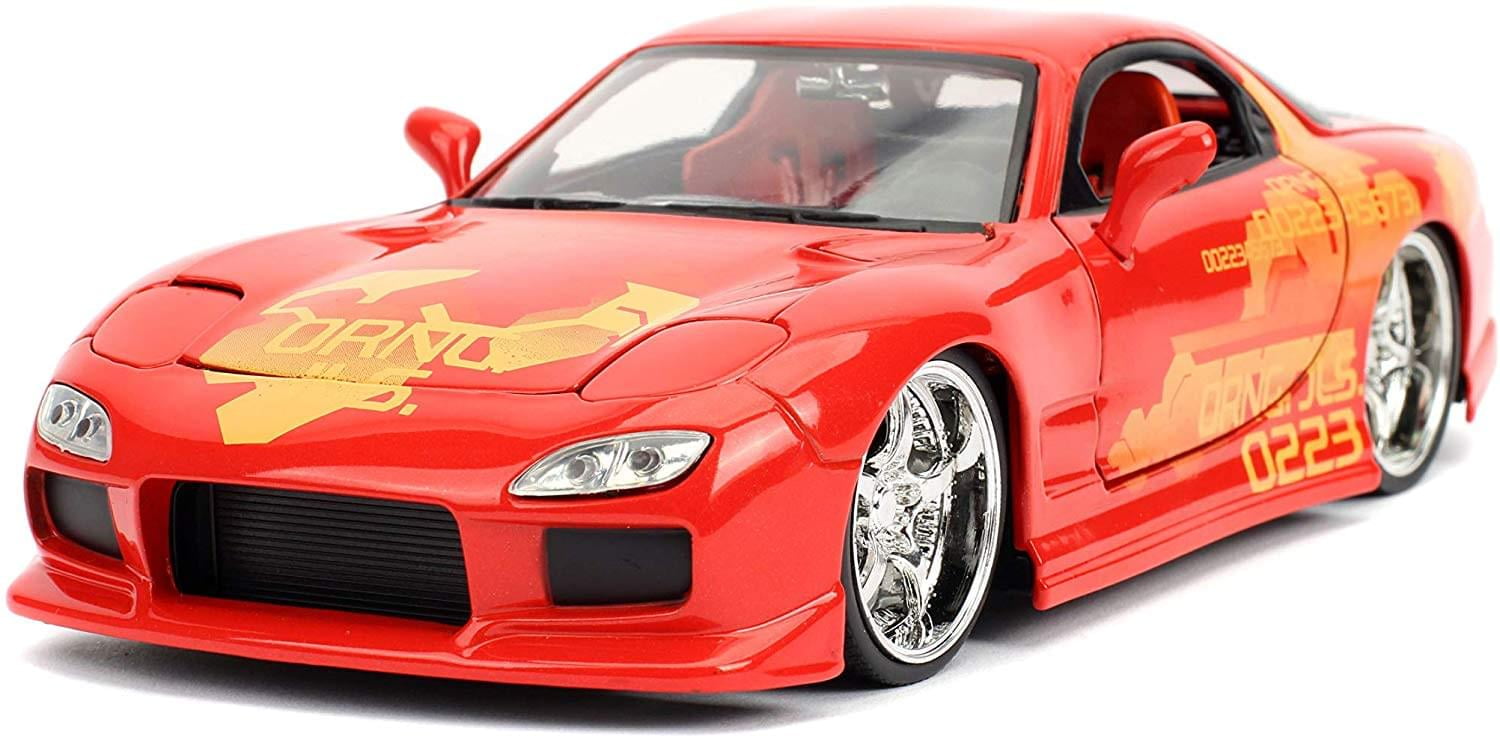 Fast & Furious Julius' Orange Mazda RX-7 1:24 Die Cast Vehicle ...