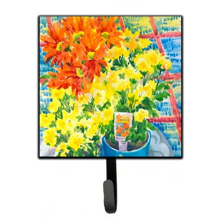 

Carolines Treasures 6005SH4 Flower - Mums Leash or Key Holder 7Hx4.25W multicolor