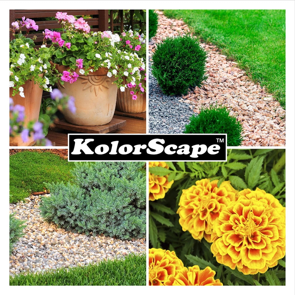 Kolorscapes Outdoor Decorative Stone Pea Gravel Bagged Rock, .5 CF
