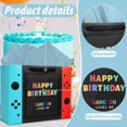 thumbnail image 4 of Video Game Birthday Gift Bag - 13" Large Happy Birthday Gift Bag with Tissue Paper and Card for Boys Kids Video Game Birthday Party Supplies, 4 of 7