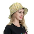 thumbnail image 6 of KLL Frog Bee Bucket Hat for Women Men Packable Travel Beach Sun Hat Outdoor Rave Accessories Reflective Fisherman Cap, 6 of 7