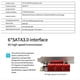 thumbnail image 5 of Tarjeta de Expansión PCIe 4x A 6 Puertos SATA3.0 de 6 Gbps, Adaptador PCIe A , ASM1166 para HDD/SSD con Soporte de 8 cm/12 cm, 5 of 5