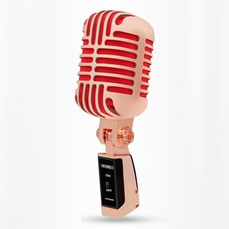 TROPHY microphone rétro décor de table de scène de microphone vintage support pour la décoration