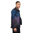 thumbnail image 5 of Victorious Men's Casual Distressed Airbrush City Denim Jean Jacket DK167 - Night - Small, 5 of 6