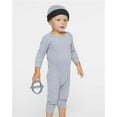 thumbnail image 3 of RABBIT SKINS Baby Long Sleeve Long Leg Bodysuit Boy & Girl | Newborn 0-3 to 24 Months, Heather, 12 Months, 3 of 7