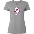 thumbnail image 3 of Inktastic Cute Shark, Little Shark, Pink Shark, Sea Animal Women's T-Shirt, 3 of 5