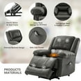thumbnail image 6 of Mefine Power Lift Sofa Recliner Chair with Adjustable Massage Function, Recliner Chair with Heating System for Living Room,Gray, 6 of 7