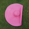 thumbnail image 2 of Sombrero De Paja De Ala Ancha Para Mujer, Sombrero De Paja Flexible Para El Verano, Ropa De Playa, Sombrero Para El Sol, Protección Uv, Sombrero De Playa Enrollable Advancent AP006907-04, 2 of 5