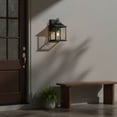 thumbnail image 4 of 81590BK Lark Nolan - 10W 1 LED Small Outdoor Wall Lantern-12 Inches Tall and 7.5 Inches Wide, 4 of 8