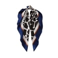 thumbnail image 4 of Certgust Head Wraps for Women Head Wraps for Women Vintage Leopard Chain Print Headband Head Scarf for Women Blue1, 4 of 4