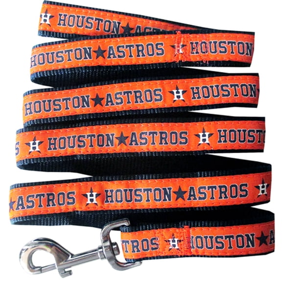 Pets First MLB Houston Astros Cats and Dogs Durable Pet Leash, Small