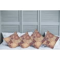 thumbnail image 2 of Ambesonne Vintage Throw Pillow Cover 4 Pack, Antique Morroccan Art, 20", Dried Rose Ivory, 2 of 5