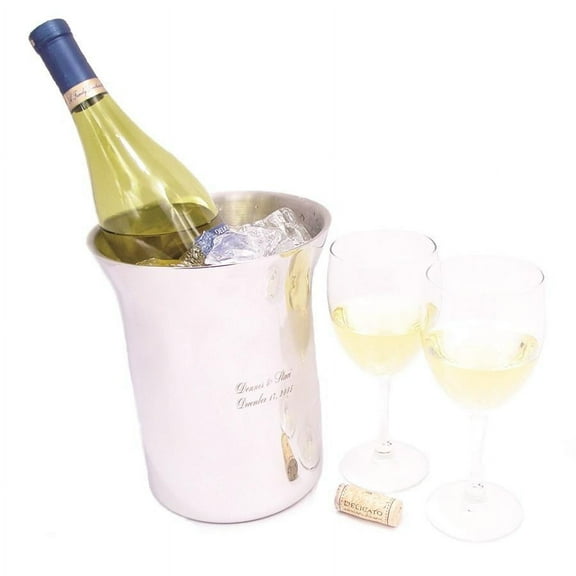 Storus Wine Chiller, Made Out of Durable Double-Walled Polished Stainless Steel, for Wedding, Gift, Wine Connoisseurs