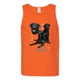 thumbnail image 2 of If It's Not a Black Lab It's Just a Dog Gift | Mens Dog Lover Graphic Tank Top, Orange, Large, 2 of 3