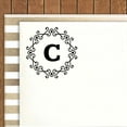 thumbnail image 2 of Printtoo Alphabet C Monogram Octagon Celtic Swirl Frame Self Inking Rubber Stamp Office Stationary, 2 of 7