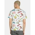 thumbnail image 2 of SpongeBob SquarePants Men's & Big Men's Graphic Print Tee with Short Sleeves, Sizes S-XL, 2 of 5