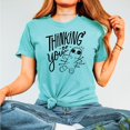 thumbnail image 2 of Thinking of You Voodoo Doll Shirt for Women and Teens Funny Witchy Halloween Tee Seafoam Shirt Adult Large, 2 of 4