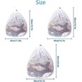 thumbnail image 3 of Lot de 6 Filet à Linge, Sac à Linge en Maille avec Cordon, Sac à Linge pour Machine à Laver, Filet à Linge Durable avec Cordon, Machine à Laver, Blanc, 3 of 5