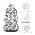 thumbnail image 4 of Wukai Funny Excavator Full Set Car Seat Covers with Soft Padding Universal Auto Front Seats Protector and Cushion Mat, 4 of 5