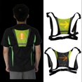 thumbnail image 2 of KAIYANG chaleco con luz LED de seguridad inalámbrica para bicicleta nailon verde, 2 of 5