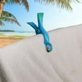 thumbnail image 3 of Beach Towel Clips,Towel Clips for Chairs Beach Towel Clips, Towel Clips for Beach Chairs, Strong Beach Chair Clips for Towels, Parrot Shape Beach Accessories (Blue+Orange) Large Beach Towel, 3 of 5