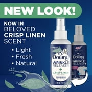 Downy Wrinkle Releaser and Refresher Fabric Spray, Crisp Linen Scent, Travel Size, 3 fl oz