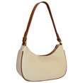 thumbnail image 1 of Bolso para Las Axilas Bolso Crescent para Mujer Bolso Hombro PU (Beige), 1 of 9
