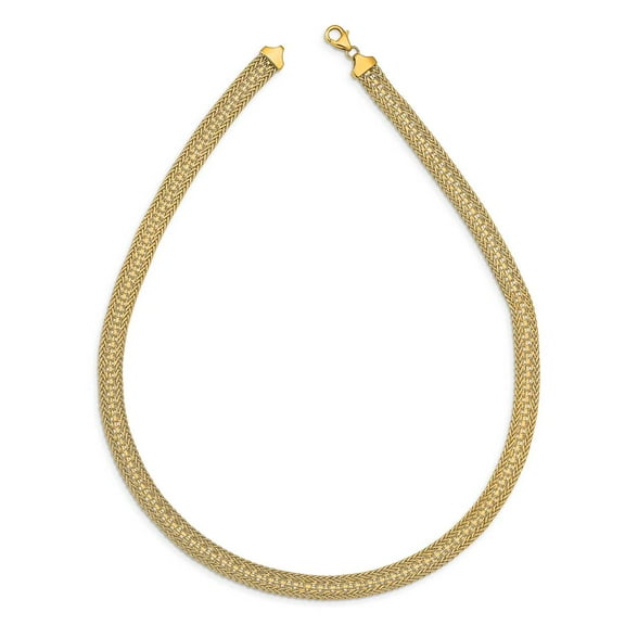 14k Gold Polished Fancy Necklace