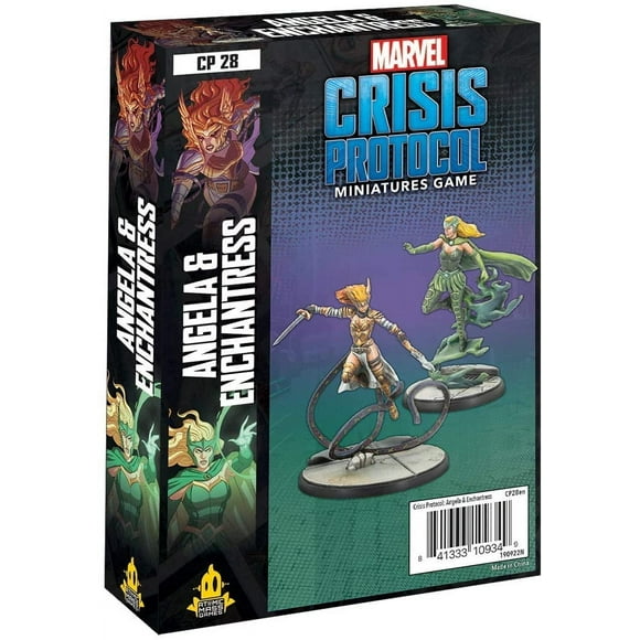 Marvel Crisis Protocol Angela and Enchantress CHARACTER PACK | Miniatures Battle Game | Strategy Game for Adults and Teens | Ages 14+ | 2 Players | Avg. Playtime 90 Minutes | Made by Atomic Mass Games