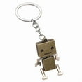 thumbnail image 4 of Vintage Robot Keychains For Men And Boys Metal Robot Charms Funny 3D Accessories for Birthday Or Christmas Gifts, 4 of 11
