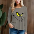 thumbnail image 3 of Women's 300g 100% Cotton Orangutan Pattern Long Sleeve T-Shirt, 3 of 12