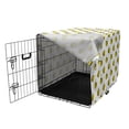 thumbnail image 3 of Honey Bee Dog Crate Cover, Graphical Flying Creatures Scattered on a Plain Back, Easy to Use Pet Kennel Cover for Medium Large Dogs, 35" x 23" x 27", Yellow Charcoal Grey, by Ambesonne, 3 of 6
