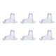 thumbnail image 1 of 6pcs Feeding Transparent No Spill Replacement Baby Soft Silicone Spout, 1 of 5
