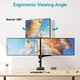thumbnail image 5 of Soporte para Monitor Triple MOUNT PRO Negro Ajustable con Resorte de Gas, 5 of 9