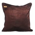 thumbnail image 3 of The HomeCentric Custom Pillow Case Brown Shams Damask Printed Velvet Pillow Shams Pack of 2 24x24 inch (60x60 cm) Pillow Sham Velvet Shams Floral Pillow Shams Victorian Style- Classic Gold Damask, 3 of 3