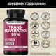 thumbnail image 2 of Trans - Resveratrol Capsulas 99% Con Calcio | Alta Concentración De Resveratrol Puro Blanco | Cápsulas Veganas | Vitaminas Mujer / Hombre - 2 Meses - 60 Cápsulas, 2 of 6