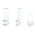 thumbnail image 4 of Camco 44323 - 0.9"L Thumb Operated Cam Lock, 4 of 8